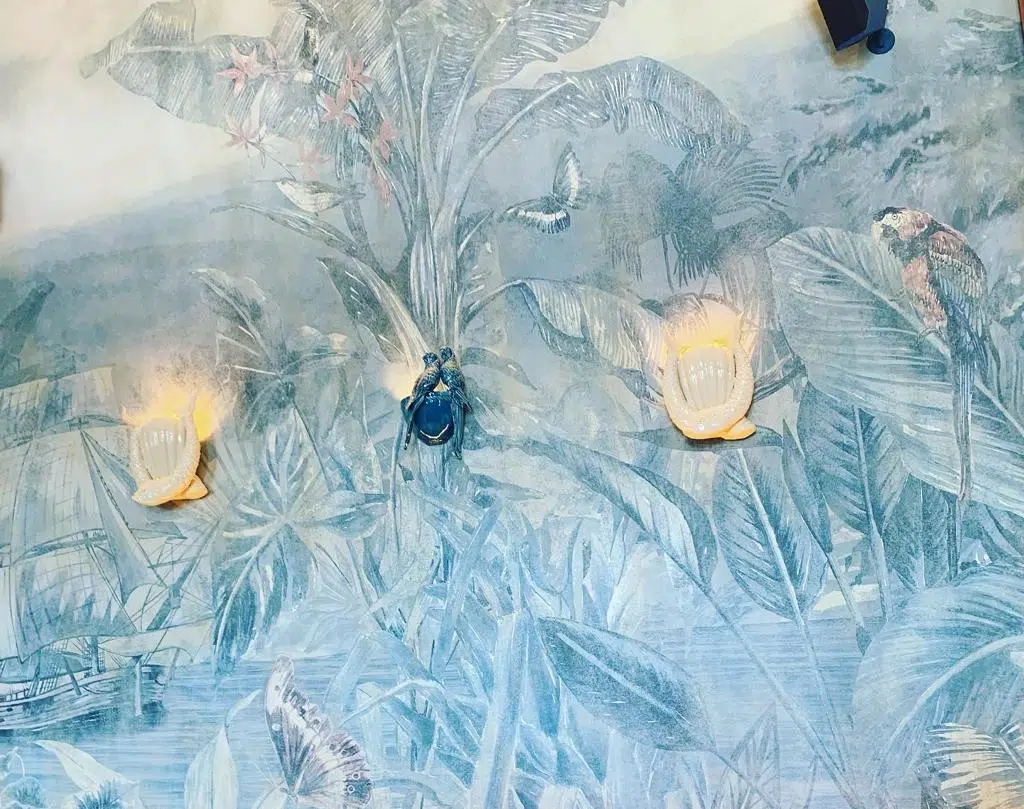 fresque murale café laperouse